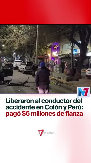 Liberaron al conductor del accidente en Colón y Perú: Pagó 6 millones de fianza