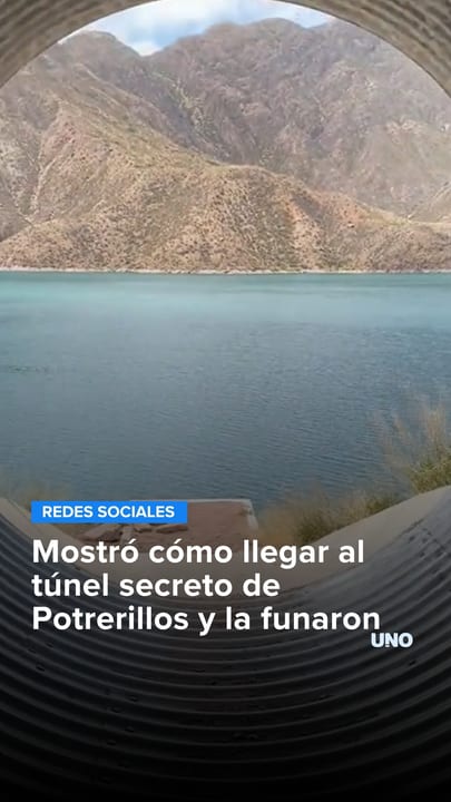 Mostró cómo llegar al túnel secreto de Potrerillos y la funaron