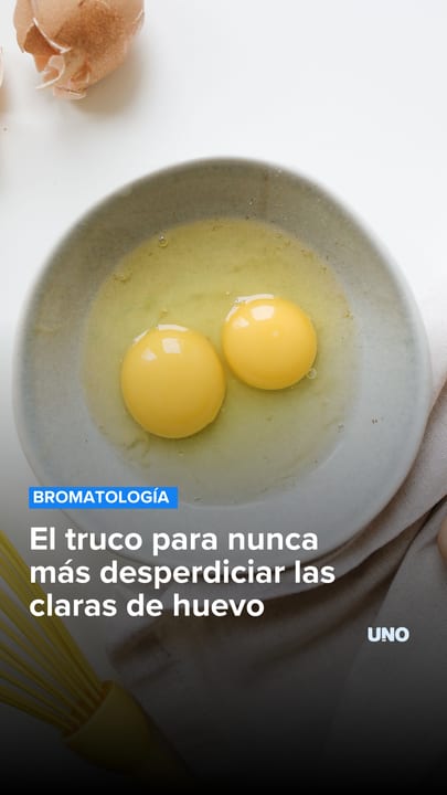El truco para nunca más desperdiciar las claras de huevo