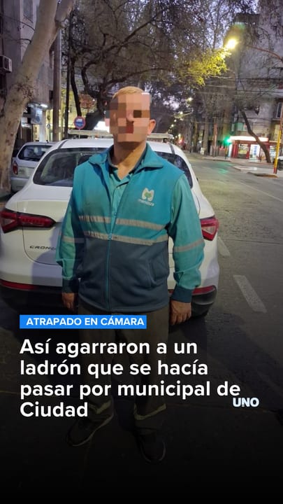 Así agarraron a un ladrón que se hacía pasar por municipal de Ciudad