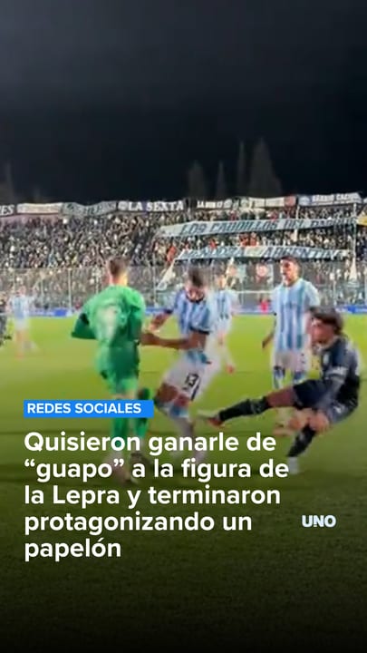 Quisieron ganarle de “guapo” a la figura de la Lepra y terminaron protagonizando un papelón