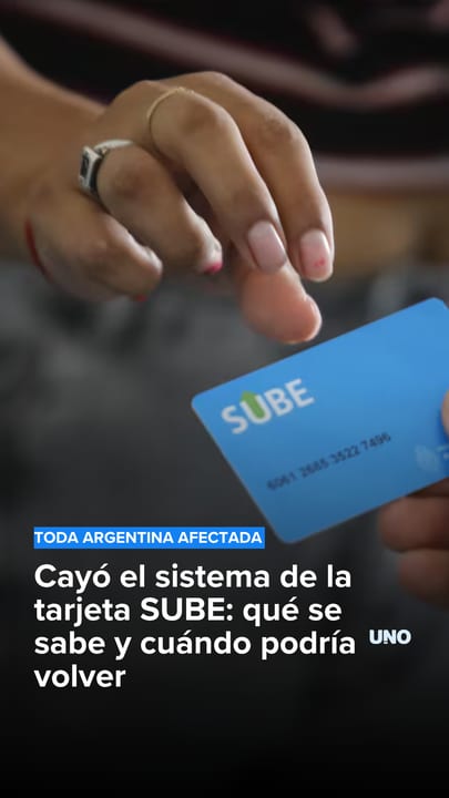 Cayó el sistema de la tarjeta SUBE: qué se sabe y cuándo podría volver