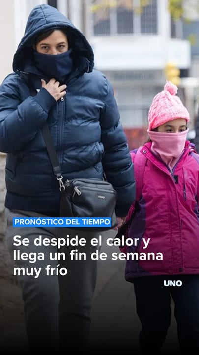 Se despide el calor y llega un fin de semana muy frío