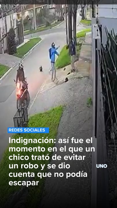 Indignación: así fue el momento en el que un chico trató de evitar un robo y se dio cuenta que no podía escapar