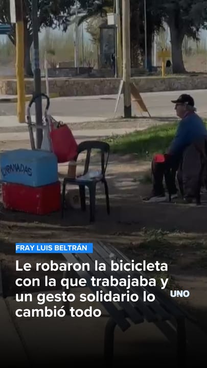 Le robaron la bicicleta con la que trabajaba y un gesto solidario lo cambió todo