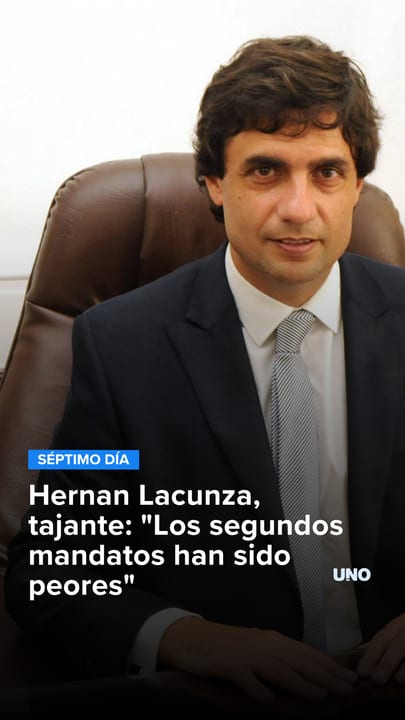 Hernan Lacunza, tajante: "Los segundos mandatos han sido peores"