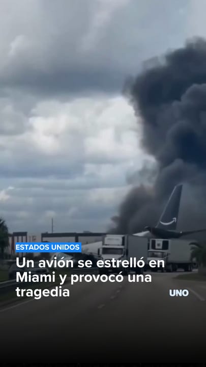 Un avión se estrelló en Miami y provocó una tragedia