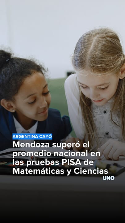 Mendoza superó el promedio nacional en las pruebas PISA de Matemáticas