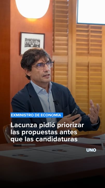 Lacunza pidió priorizar las propuestas antes que las candidaturas