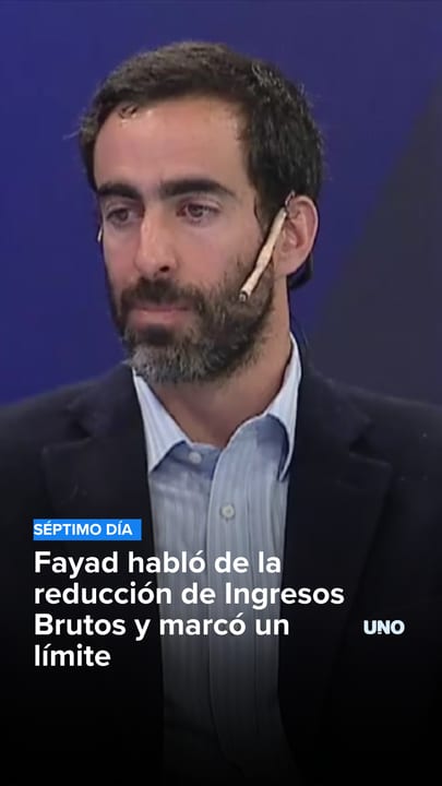 Fayad habló de la reducción de Ingresos Brutos y marcó un límite