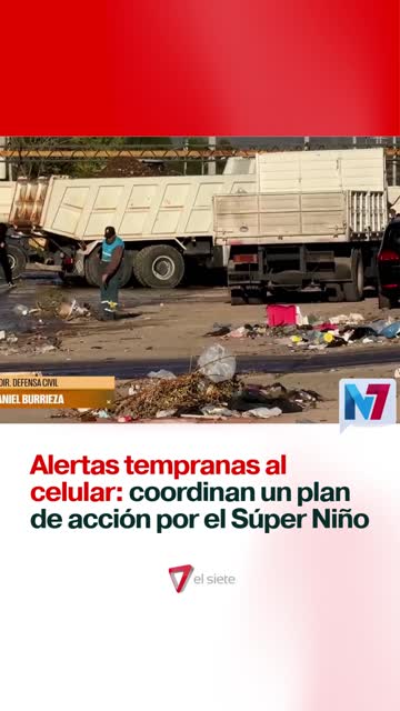 Alertas tempranas al celular: coordinan un plan por el Super Niño