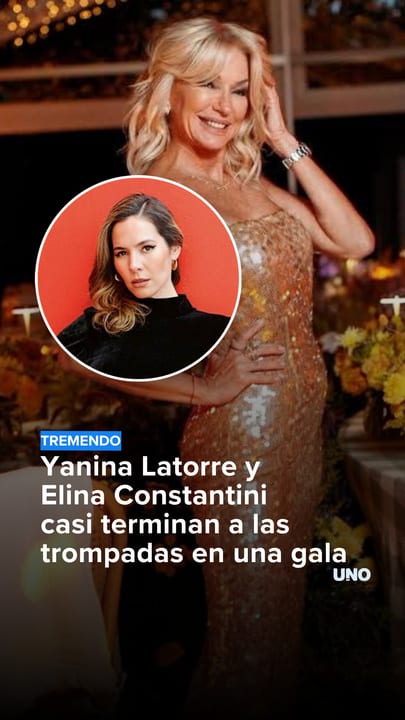 Yanina Latorre y Elina Constantini casi terminan a las trompadas en una gala