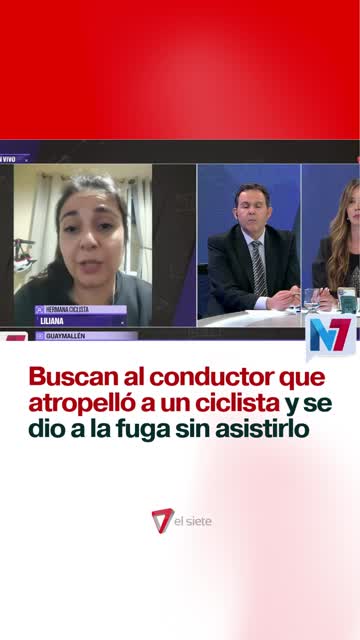 Buscan a un conductor que atropelló a un ciclista y se fugó
