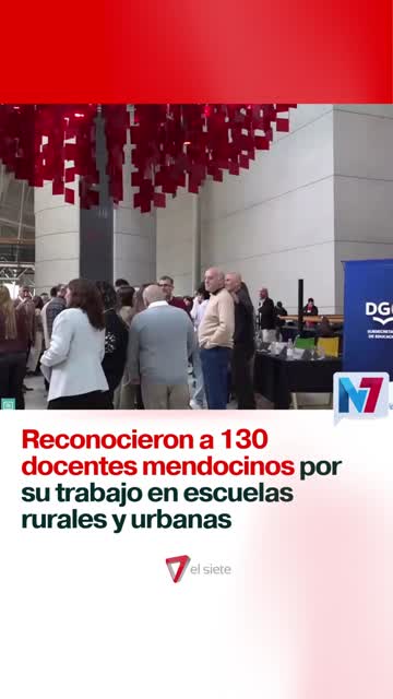 Reconocieron a 130 docentes mendocinos por su trabajo