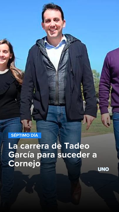 La carrera de Tadeo García para suceder a Cornejo