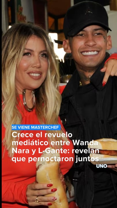 ¿Wanda Nara y L-Gante, juntos?: revelan que pernoctaron juntos y crece el revuelo mediático