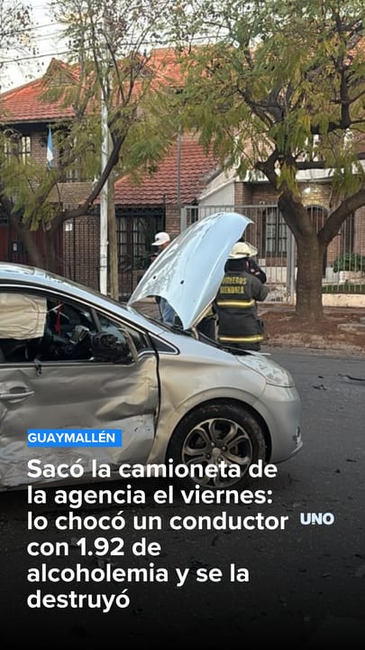 Sacó la camioneta de la agencia el viernes: lo chocó un conductor con 1.92 de alcoholemia y se la destruyó
