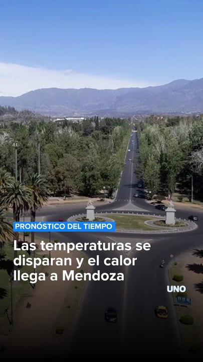Las temperaturas se disparan y el calor llega a Mendoza