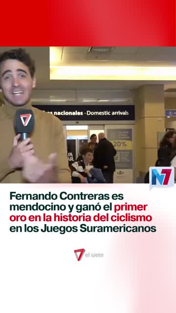 Es mendocino y ganó el primer oro en la historia del ciclismo