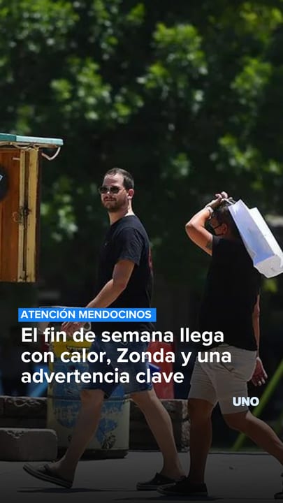 El fin de semana llega con calor, Zonda y una advertencia clave