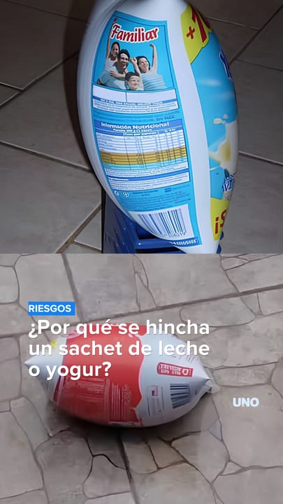 Sachet inflado: ¿peligro en la heladera?