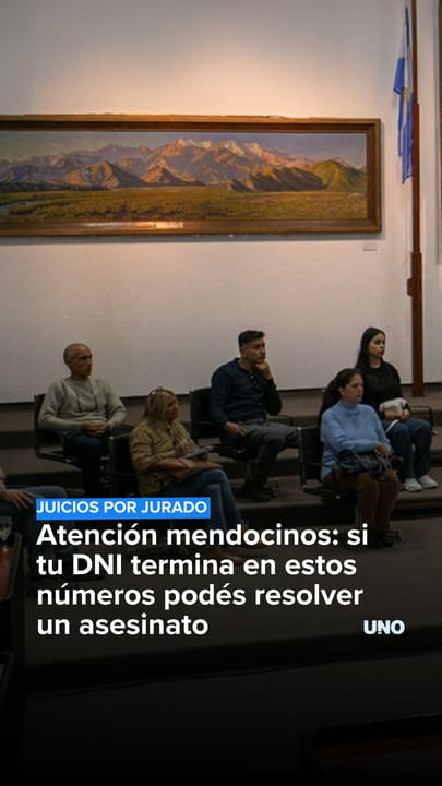 Atención mendocinos: si tu DNI termina en estos números podés resolver un asesinato