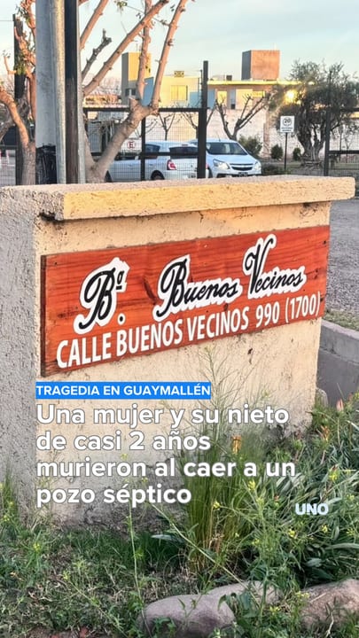 Desesperación y dolor en un barrio de Guaymallén por la muerte de un bebé y su abuela