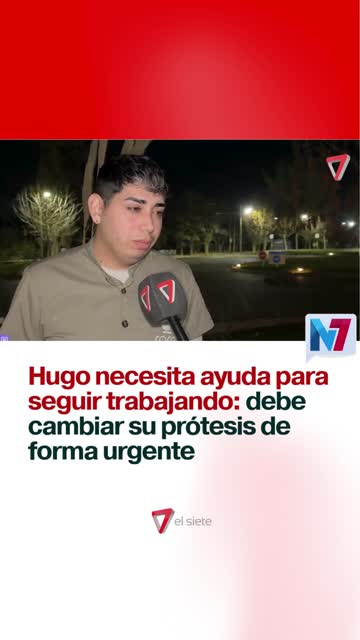 Hugo necesita ayuda para seguir trabajando