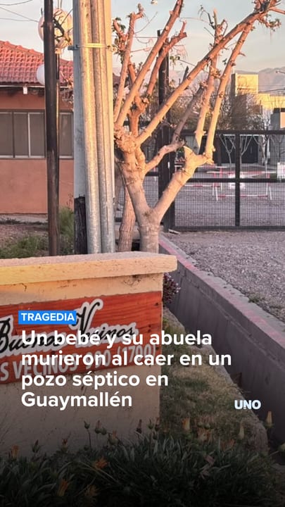 Un bebé y su abuela murieron al caer en un pozo séptico en Guaymallén