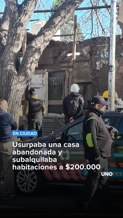 Usurpaba una casa abandonada y subalquilaba habitaciones a $200.000