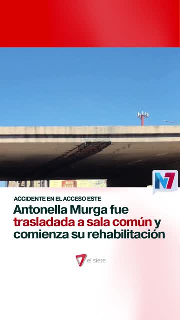 Antonella Murga fue trasladada a sala común y comienza su rehabilitación