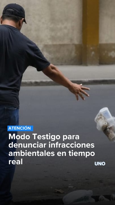 Modo Testigo para denunciar infracciones ambientales en tiempo real